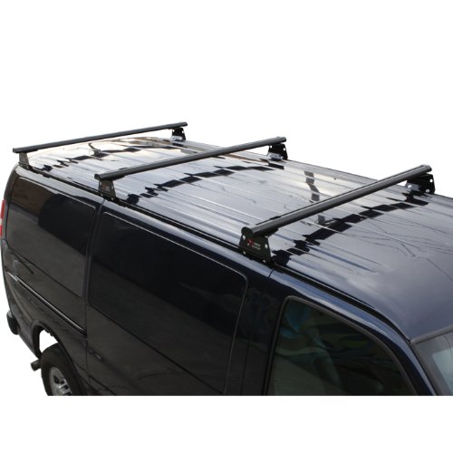 Vantech Aluminum H3 Rack 3 Bar System for a Chevy Express 1996-On