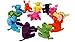 Plush Neon Dogs, Cute & Cuddly Plush Party Favors (12 Piece Pack!)
