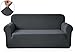 Chun Yi 1-Piece Knit Fabric Slipcover for Loveseat - Grey