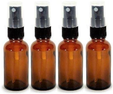 Amazon スプレーボトル 4本セット じょうご付き 30ml 消毒用アルコール用対応 スプレー容器 遮光ビン 遮光瓶 茶色ビン ガラス瓶 詰め替え用ボトル ガラスボトル Vivaplex コスメ用詰替え容器 通販