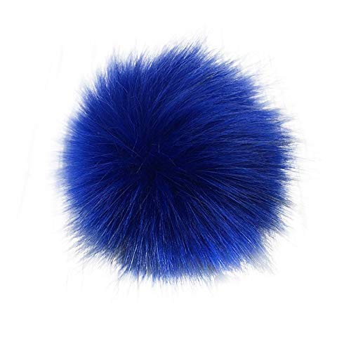 Y56 DIY Auto Handtasche Schlüsselanhänger Flauschigen Ball Anhänger Zubehör Pompon Pom Pom Ball Kunstfellbommel für Stricken 