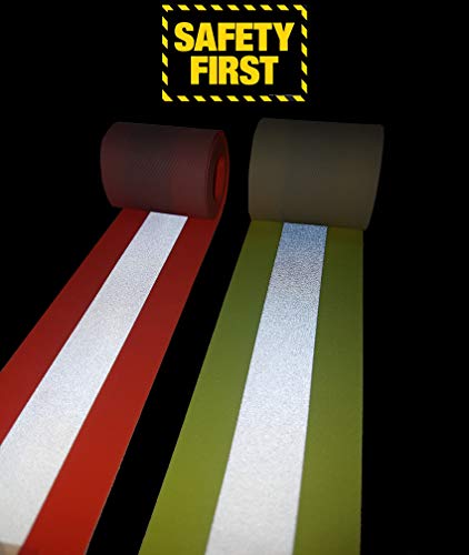 Reflective Flame Resistant Sew Tape 2" x 1m High Visibility Firefighter Fluorescent (Orange) - Thumbnail 6