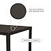 Novogratz Memphis Rectangular Dining Table, Black