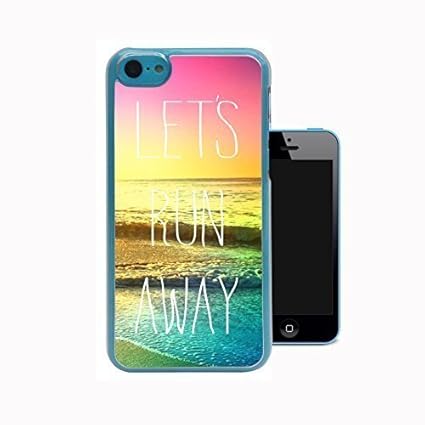 Coque Pour Iphone 5 C Motif Run Away Permet Tumblr Citation