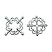 1 Pair Tension Adjustable Stainless Steel Nipple String Clamps Sex Foreplay Flirt Toys