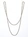 Vijiv 66 inch 8mm Bead Glass Pearl 1920s Flapper Necklace Great Gatsby Party Accessories Champagne Gold Length - 66 inch Size - 8mm