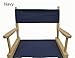 Gold Medal Replacement Cover Canvas for Directors Chair (ROUND STICK) - Navy