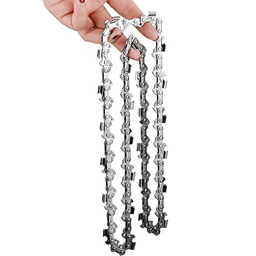 HongBoom 3 Stück Sägeketten Kettensägenketten 3/8 "Kettensägen Ketten Kette 52 Links Kettensägenkette zum Beschneiden von Holzästen – Bild 7