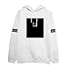 BTS New Album MAP of The Soul Persona Sweatshirt Jung Kook Jimin Suga V Hoodie Pullover Jacket L White