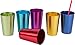 Retro Aluminum Tumblers - Assorted Colors - By Trademark Innovations (6, 12 oz.)
