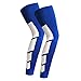 CFR Recovery Compression Leg Sleeves (Pair) - Sport Football Basketball Cycling Strech Leg Knee Long Sleeve Blue,L