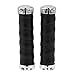 SM SunniMix 1 Pair Bike Handlebar Grips Anti-Slip Bicycle Handle Grip with Dual Lock, Bike Grip for Scooter Cruiser Tricycle Mountain Road Urban Foldable Bike – Blackthumb 4