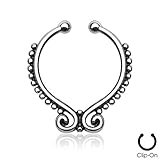 Beaded Line with Swirl Ends 5/16