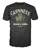 Mens Guinness Brewed In Dublin T-shirt, Black, Large