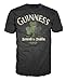 Mens Guinness Brewed In Dublin T-shirt, Black, Large