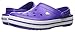 Crocs Unisex-Adult Men's and Women's Crocband Clog, Ultraviolet/White, 8
