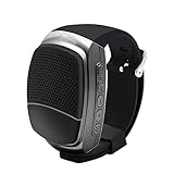 SVPRO Wireless Bluetooth Speaker Watch,Intelligent Bracelet with Music Player,Hands-free call,Self-timer,Supporting USB,TF Card, Taking Photoes and Clock Display (B90, gray)