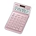 CASIO JW-200SC 12-Digit Calculator, Tax & Exchange, Dual Powe Professional Percentage Calculation (Pink)