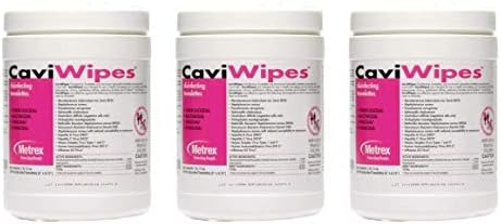 CaviWipes Metrex Disinfecting Towelettes Canister Wipes, 160 Count (1, Тhree Pаck)