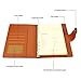 EsOffice A5 Notebook, Leather Refillable Journal, Vintage Writing Notebook Diary with Magnetic Clasp/Card Holder/Pen Loop,180 Lined Beige Pages, 5.8x8.2 Inches/A5 Size, Brown