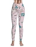 LEO BON Women Fashion Printed Tights Yoga Pants