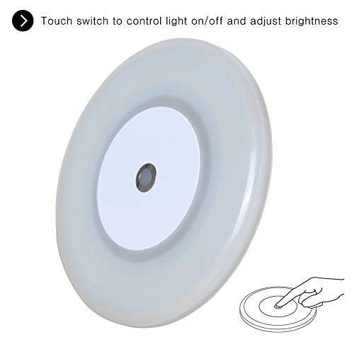 RV Boat Dome Light 12 Volt LED Ceiling Light Inbuilt Touch Dimmer Switch for Camper Trailer Marine Yachts Interior Dimmable Lighting Surface Mount 4.7" 7W Cool White - Thumbnail 4