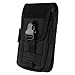 IronSeals AQ Tactical Cell Phone Holster Pouch, Tactical Smartphone Pouches EDC Cellphone Case Molle Gadget Bag Molle Attachment Belt Holder Waist Bag with US Flag Patch