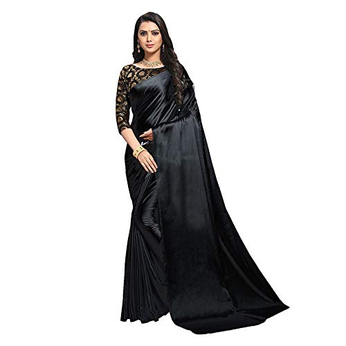 Satin silk sarees amazon Clearance