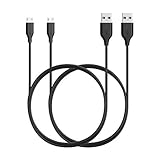 [2-Pack] Anker Powerline Micro USB (3ft) - Durable Charging Cable, with Aramid Fiber and 5000+ Bend Lifespan for Samsung, Nexus, LG, Motorola, Android Smartphones and More