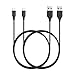 [2-Pack] Anker Powerline Micro USB (3ft) - Durable Charging Cable, with Aramid Fiber and 5000+ Bend Lifespan for Samsung, Nexus, LG, Motorola, Android Smartphones and More