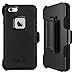iPhone 6 Plus Case, iPhone 6S Plus Case with [Belt Clip] Kickstand & Built-in Screen Protector [Shockproof] Heavy Duty Cover for Apple 5.5 Inch (black)
