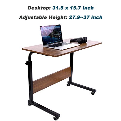 AIZ Portable Desk, Rolling Desk Portable Laptop Desk with Wheels