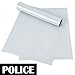 RUSPEPA Reflective HTV Heat Transfer Vinyl Silver Color Great for Running Gear, Reflect Logos, Letters Such as Police etc. ¨C 12 by 10 inch 3 Sheets