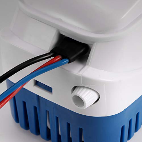 OmkuwlQ Submersible Marine Auto Boat Bilge Pump 1100GPH Electric Boat Plumbing Automatic Bilge Pump - Thumbnail 3