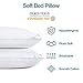 downluxe Down Alternative Pillows King Size Set of 2 - Hotel Collection Soft Bed Pillows for Sleeping, Perfect for Side, Back and Stomach Sleepers, 20 X 36
