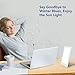 Light Therapy Lamp, SAKOBS LED Bright White Therapy Light - UV Free 10000 Lux Brightness, Timer Function, 360° Rotational Holder, Touch Control, Compact Sun Lamp Lights Therapy Box for Happy Life