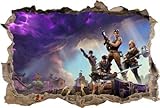 BGD Game Decal 3D Smashed Wall Sticker Home Decor Art Mural Photo Graphic