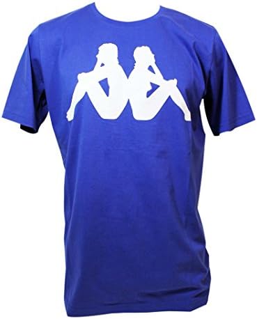 Kappa Kontroll Men's Snkp303siv0d00r Blue Viscose T-Shirt