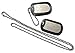 Dog Tags Include 1 Set (2 Tags), Chains and Black Silencers