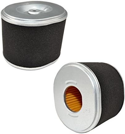 HQRP 2-Pack Air Filter Element Combo for Honda EG5000 EG5000X EG5000XK1 EN5000 EZ5000 Generator/Honda FRC800 FRC800K1 Rottotiller Tiller Coaster