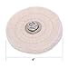 4 inch Buffing Polishing Wheel for Mini Bench Grinder or Drill with Useful Adapter White(50 Ply) Yellow(42 Ply)2/5