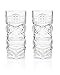 HISTORY COMPANY The Exotic Zombie Cocktail Glass - A Tiki-Inspired Classic for Tropical Drinks, 2-Piece Set (Gift Box Collection)