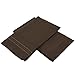 Clara Clark ® Premier 1800 Collection Set of 2 Pillowcases, Standard Size, Chocolate Brown