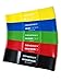 Latex Free Resistance Loop Bands - Fitness Exercise Bands For Workout Stretching And Physical Therapy - Set of 5