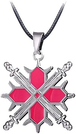 Touirch Anime Vampire Knight Pendant Pu Leather Necklace (A)