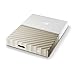 WD 4TB White-Gold My Passport Ultra Portable External Hard Drive - USB 3.0 - WDBFKT0040BGD-WESN (Old Generation)