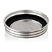Coffee Genie 2-Qt. Mason Jar Cold Brew Coffee Maker with Heavy-Duty Stainless Steel Filter + Lid