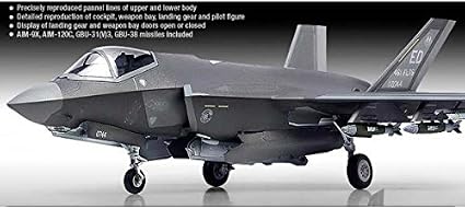 Amazon.com: USAF F-35A Lightning II(12507) 1:72 Academy Plastic ...