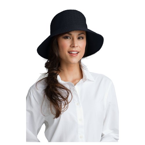 Coolibar UPF 50+ Women's Marina Sun Hat - Sun Protective (One Size - Tan)