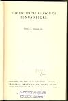 The political reason of Edmund Burke